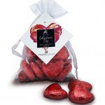 Valentine's Red Chocolate Hearts Gift Bag